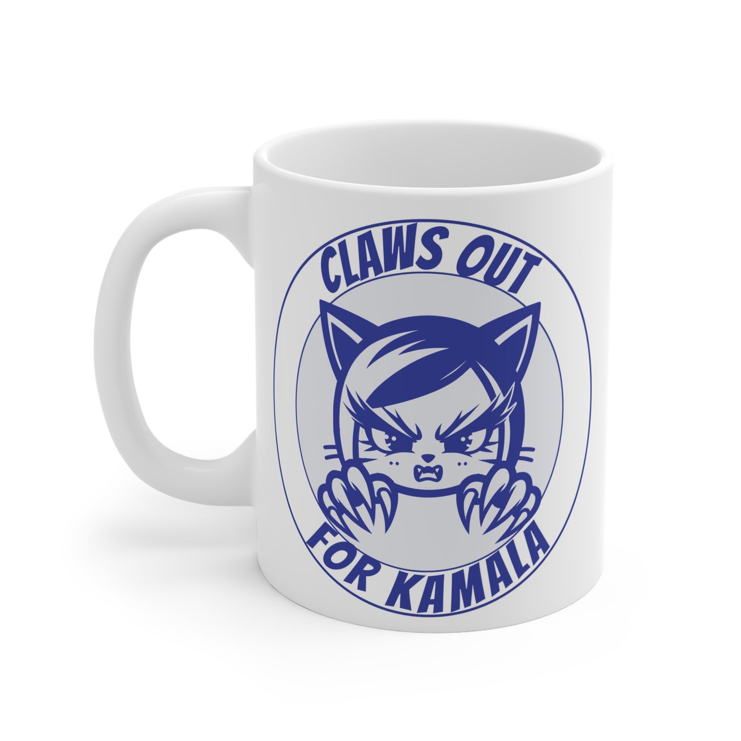 Claws Out for Kamala (blue)