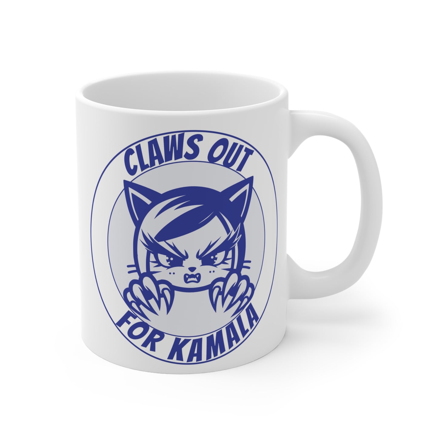 Claws Out for Kamala (blue)